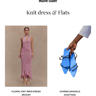 Summer outfits- Knit dress and flats