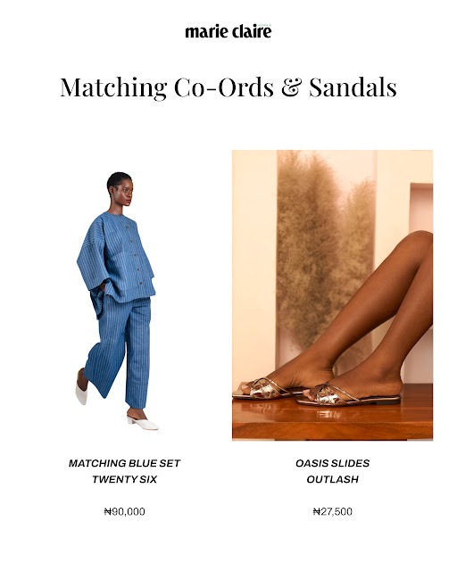 Matching blue sets and oasis slides