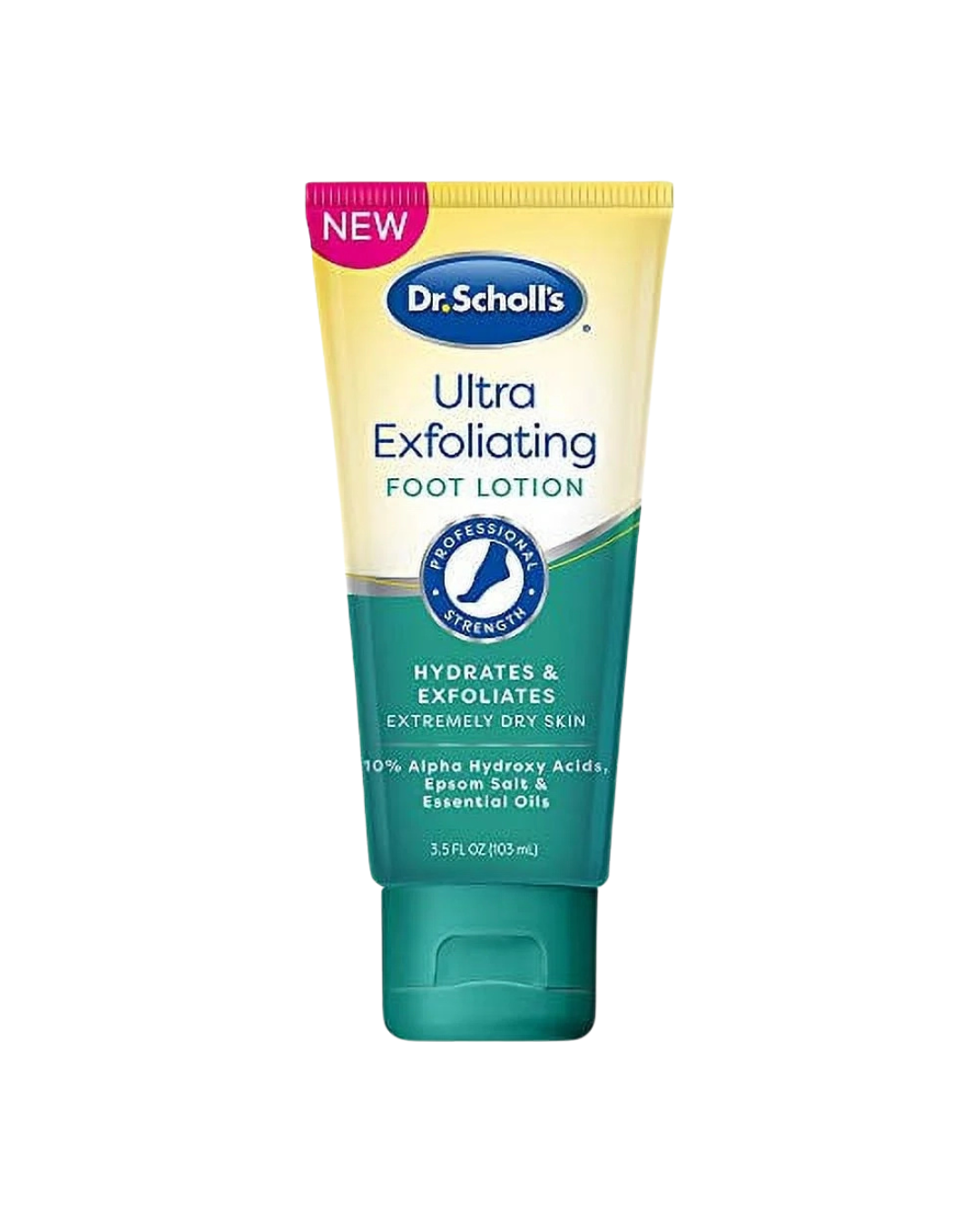 A tube of Ultra Exfoliating Foot Lotion by Dr Scholls via beautyhutafrica.com