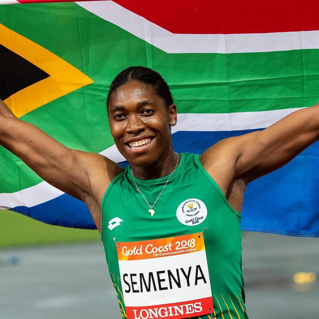 Caster Semenya competing in 2018 via @castersemenya800m on Instagram