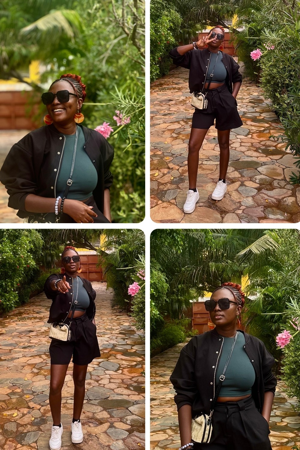 Wumi Tuase-Fosudo on baecation at Marcelo Beach Club.