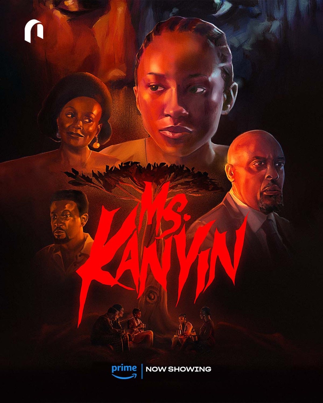 Ms. Kanyin hand-painted movie poster via @nemsiastudios on Instagram.