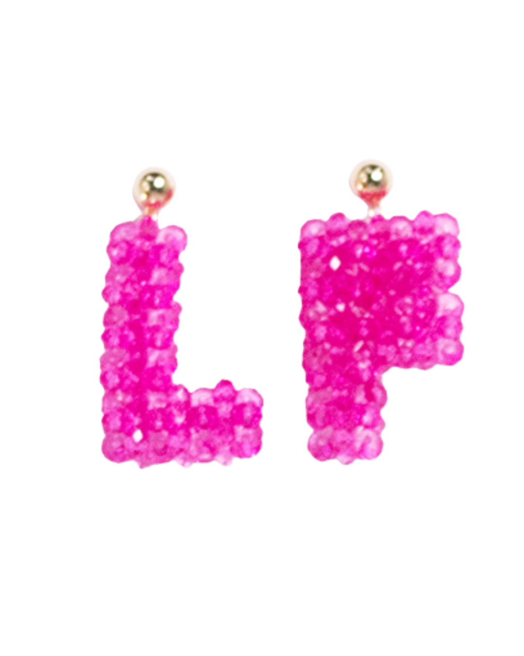 Classic LF Earrings in “Pink” by Lisa Folawiyo via lisafolawiyo.com