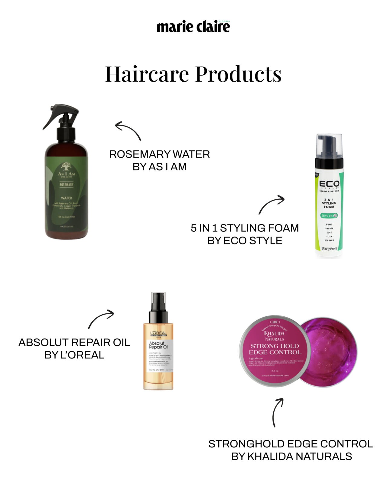 Maeve Nonye's hair products