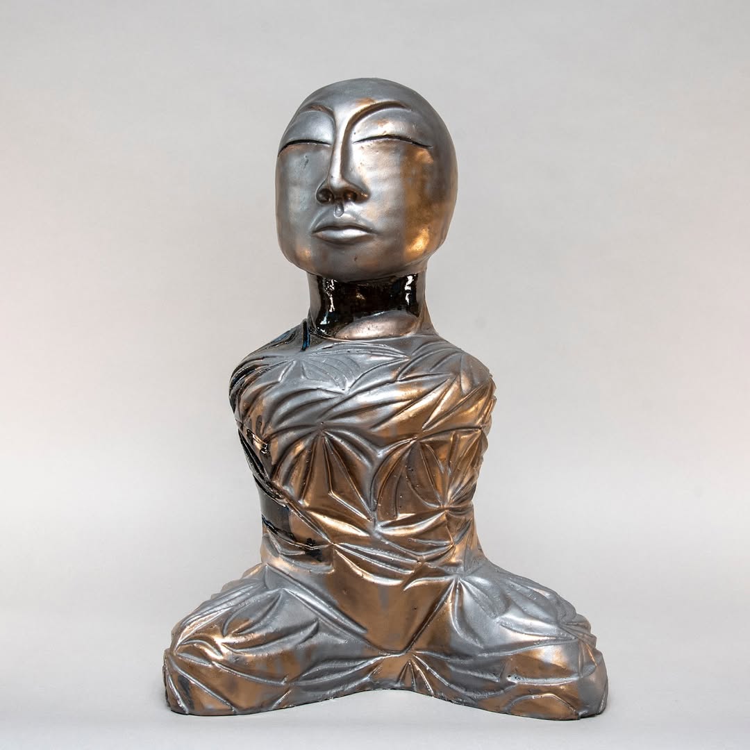 A picture of the sculpture Calculation of Longing by Anne adams @adamsanne_ via Instagram