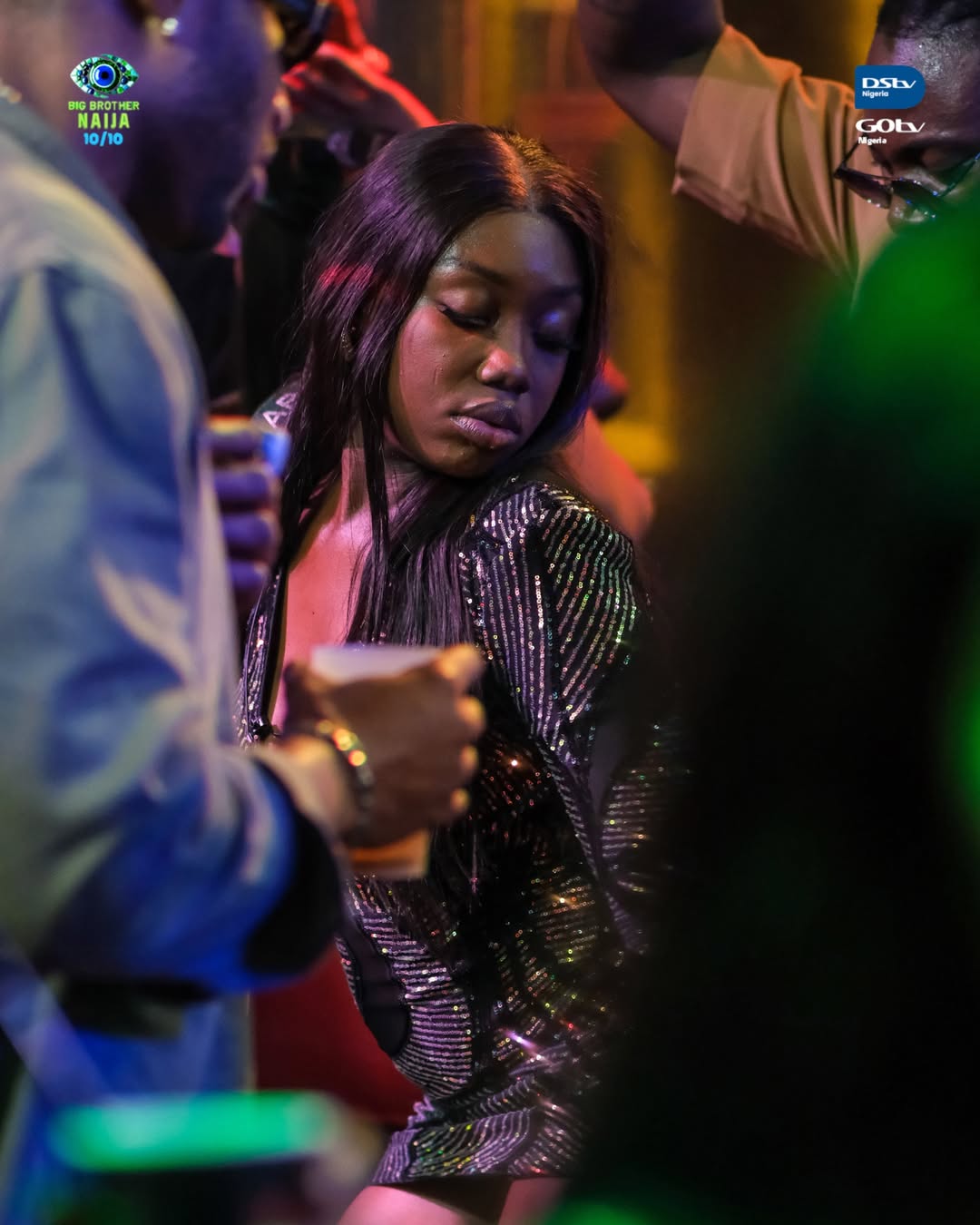 Saturday night at Big Brother Naija season 10 via @bigbronaija via Instagram