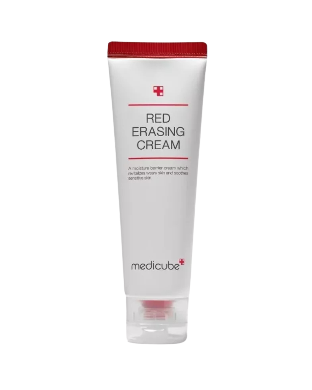Red Erasing Cream by Medicube against a white background via buybetter.com