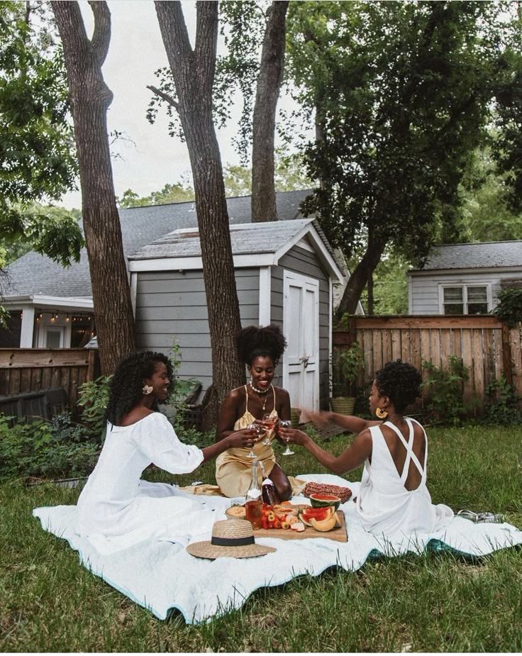  Three black women at a picnic via Pinterest (original creator unknown) If this is your work, please contact us for proper credit