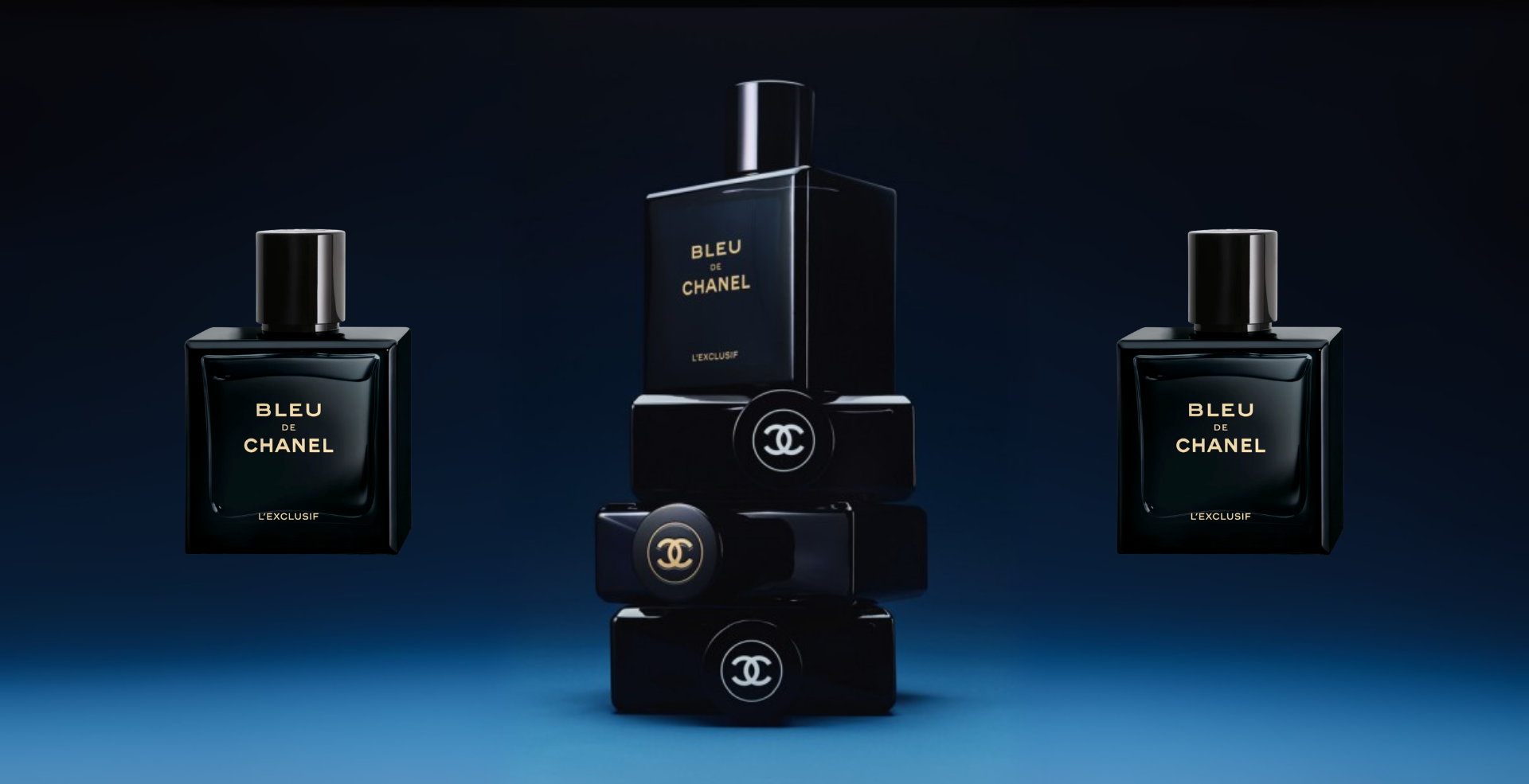 BLEU DE CHANEL L’EXCLUSIF via chanel.com and @chanelofficial via Instagram