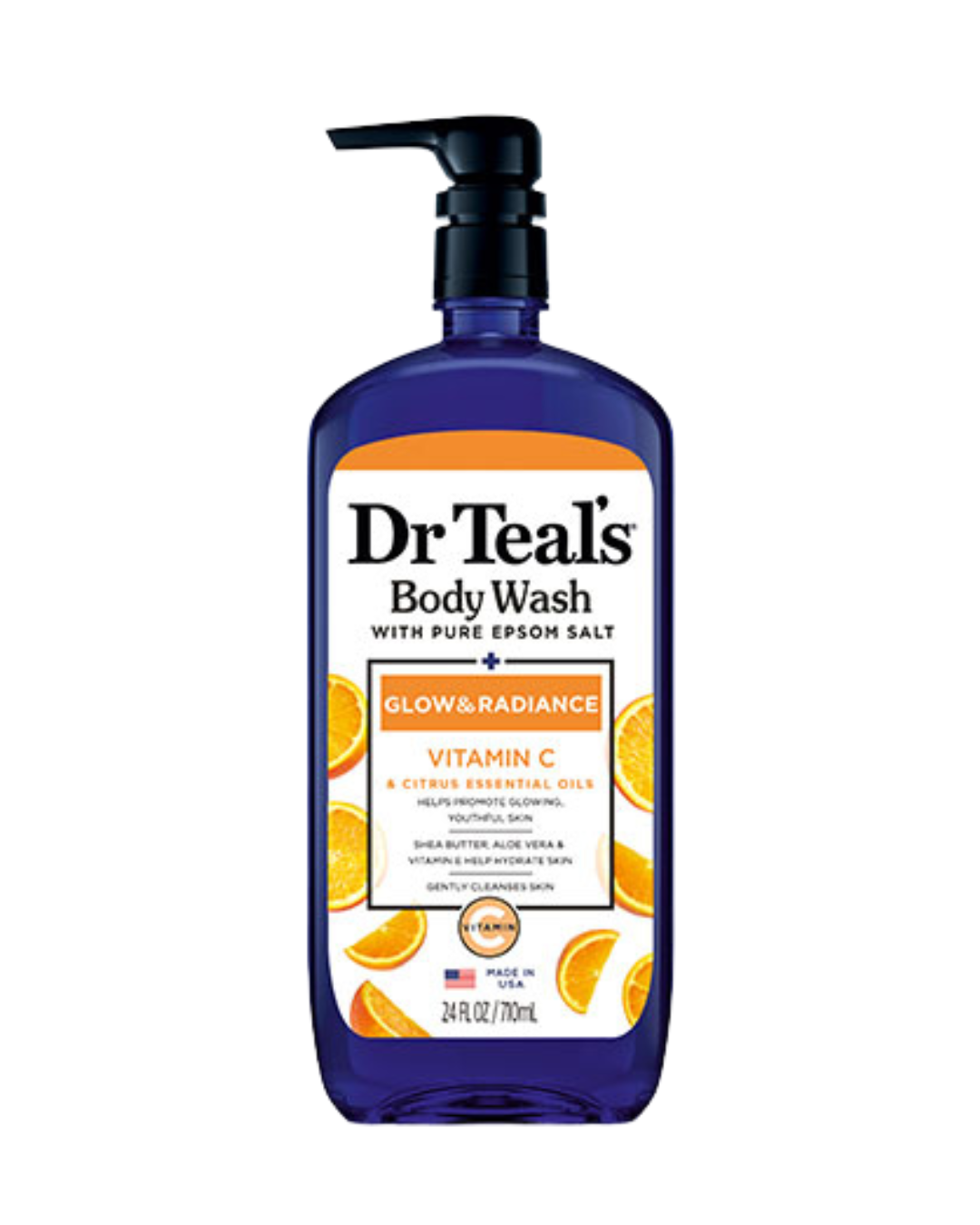 Glow & Radiance Body Wash with Vitamin C By Dr Teal’s via beautyhutafrica.com