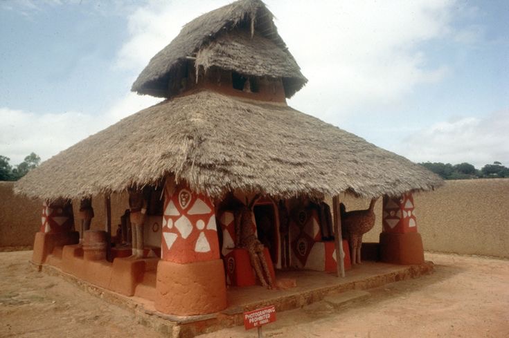 Igbo traditional architecture via Pinterest