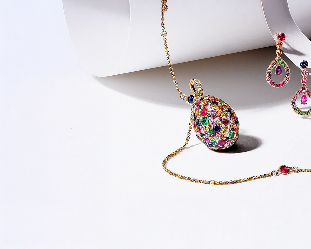 Earrings and a necklace via Lux Afrique 