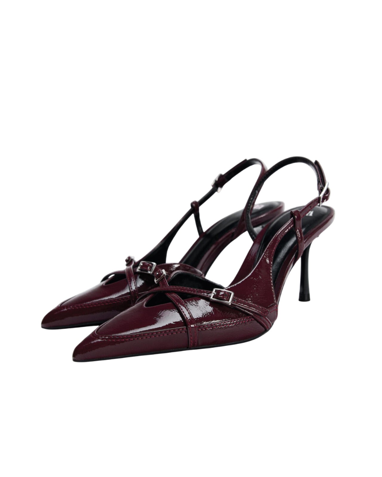 Buckled strappy heels by Zara via Zara.com