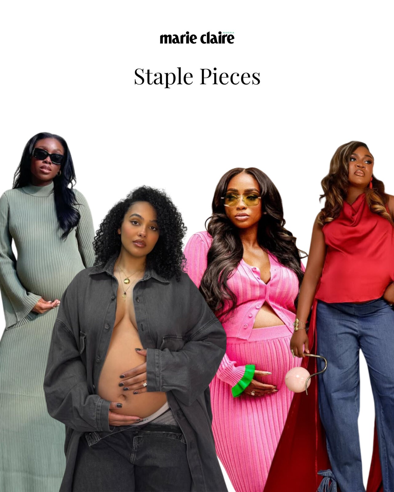 Styling your baby bump. @iamdodos, @sophmartine, @jalisaevaughn, @styletitudebyada via Instagram