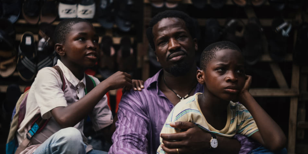 Folarin, Akin and Remi in "My Father's Shadow" by Fatherland Productions via Zikoko.com
