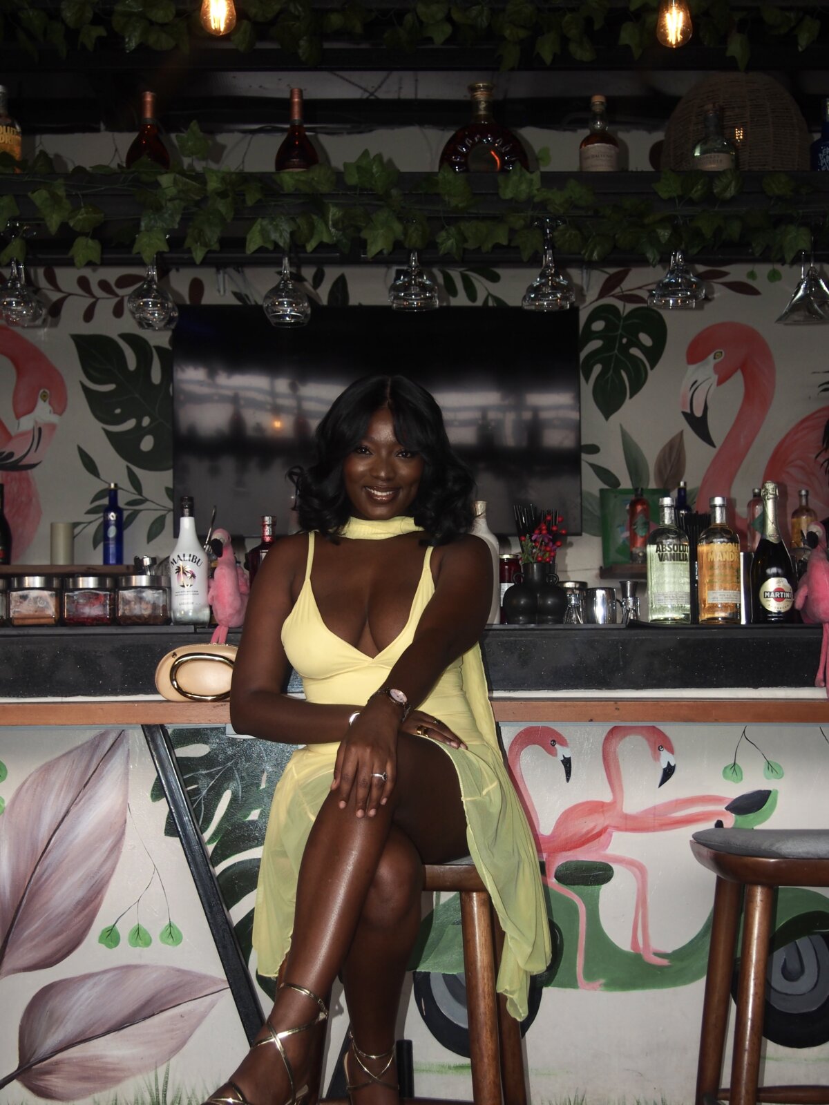 Wumi Tuase-Fosudo in Oyiza Sisi Mini Dress at The Terrace Lagos