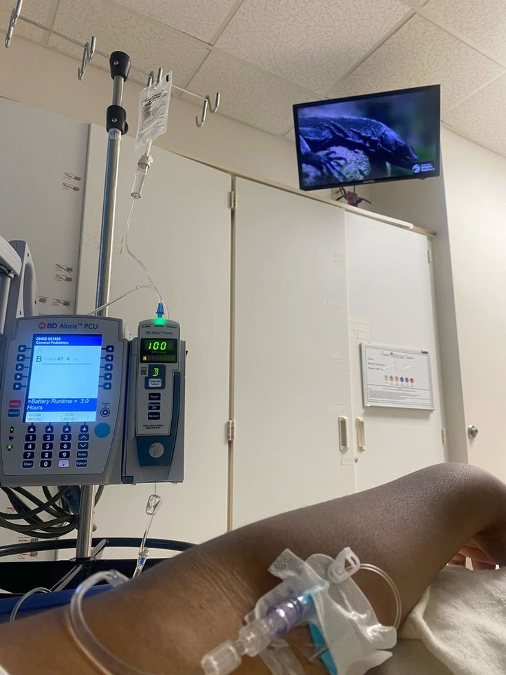 A Black Woman with an IV in a hospital via Vas on Pinterest Period