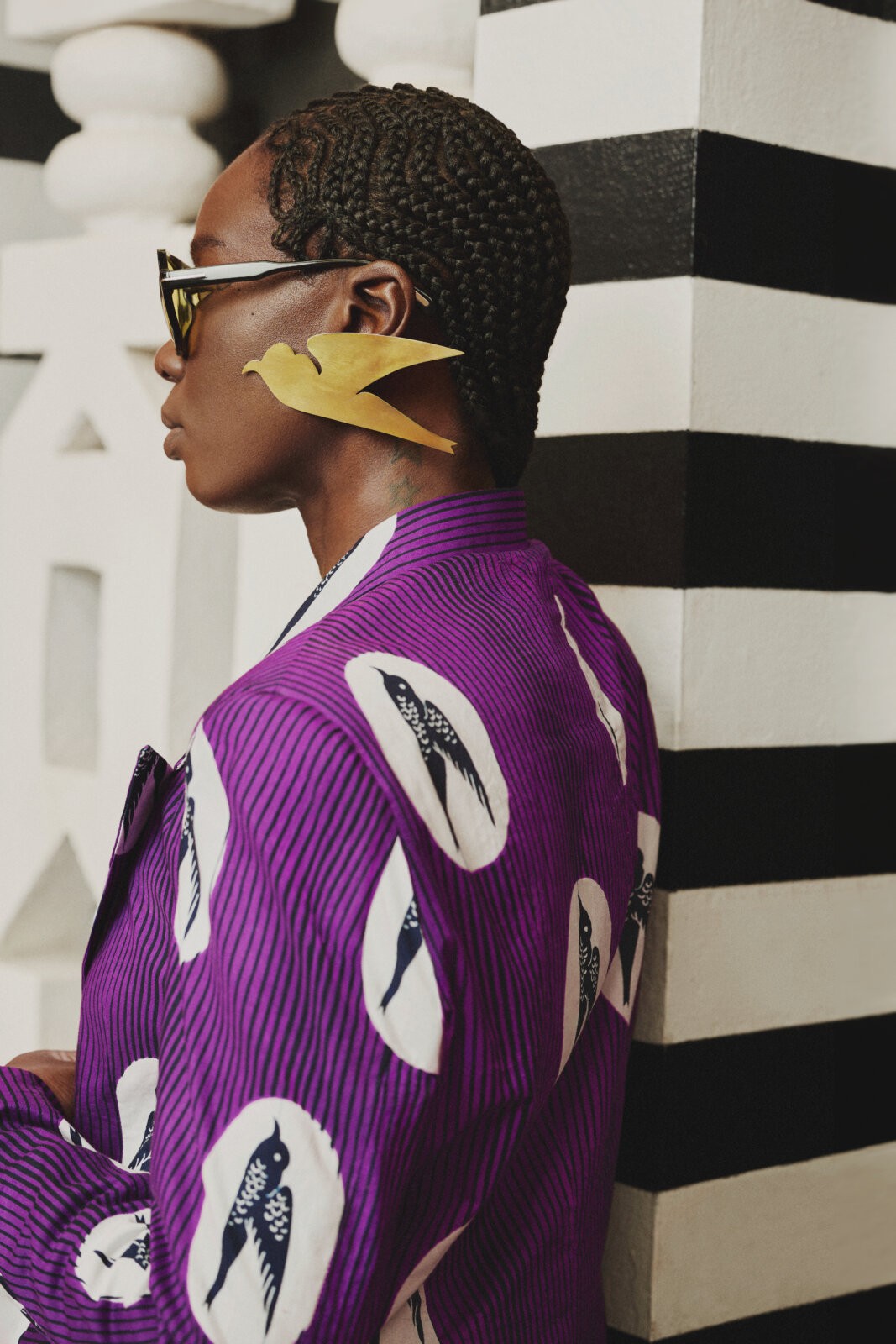 Vlisco’s second chapter of “Icons Last Forever” campaign, photographed by Trevor Stuurman via Vlisco