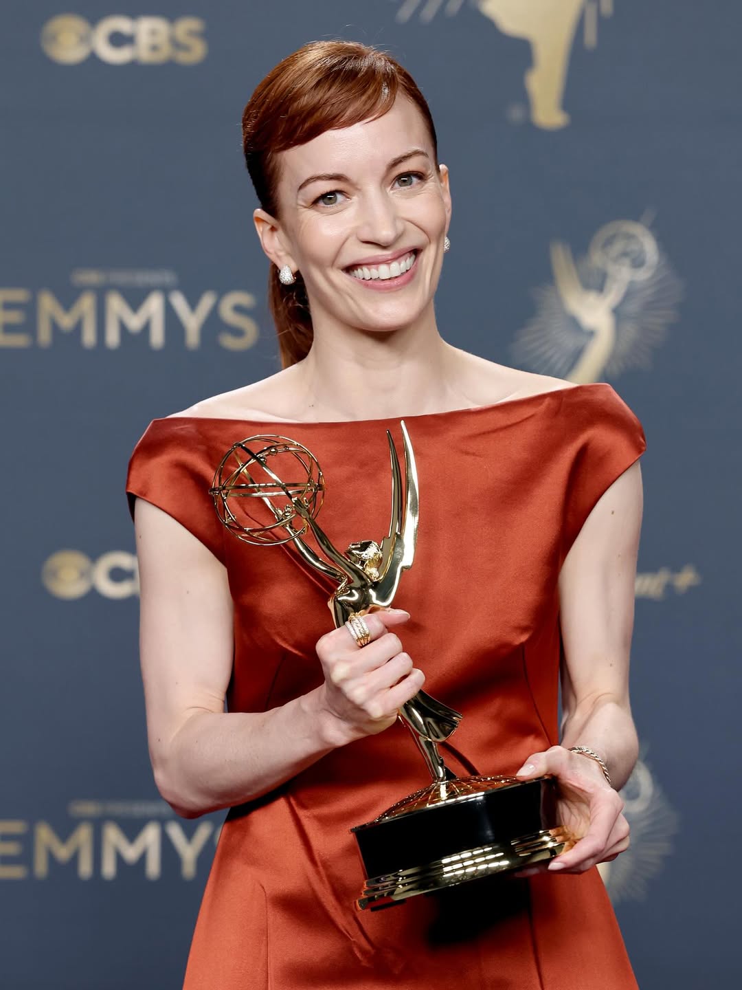 Britt Lower wins Lead Actress in a Drama series at 2025 Emmy awards via @Justjared on Instagram