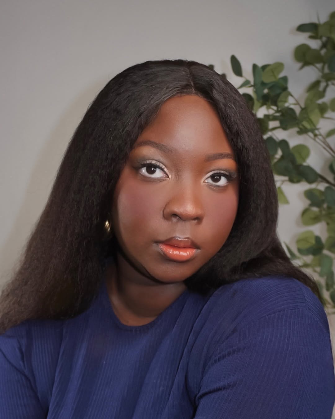 Close-up portrait of Mysranne via @mysranne on Instagram