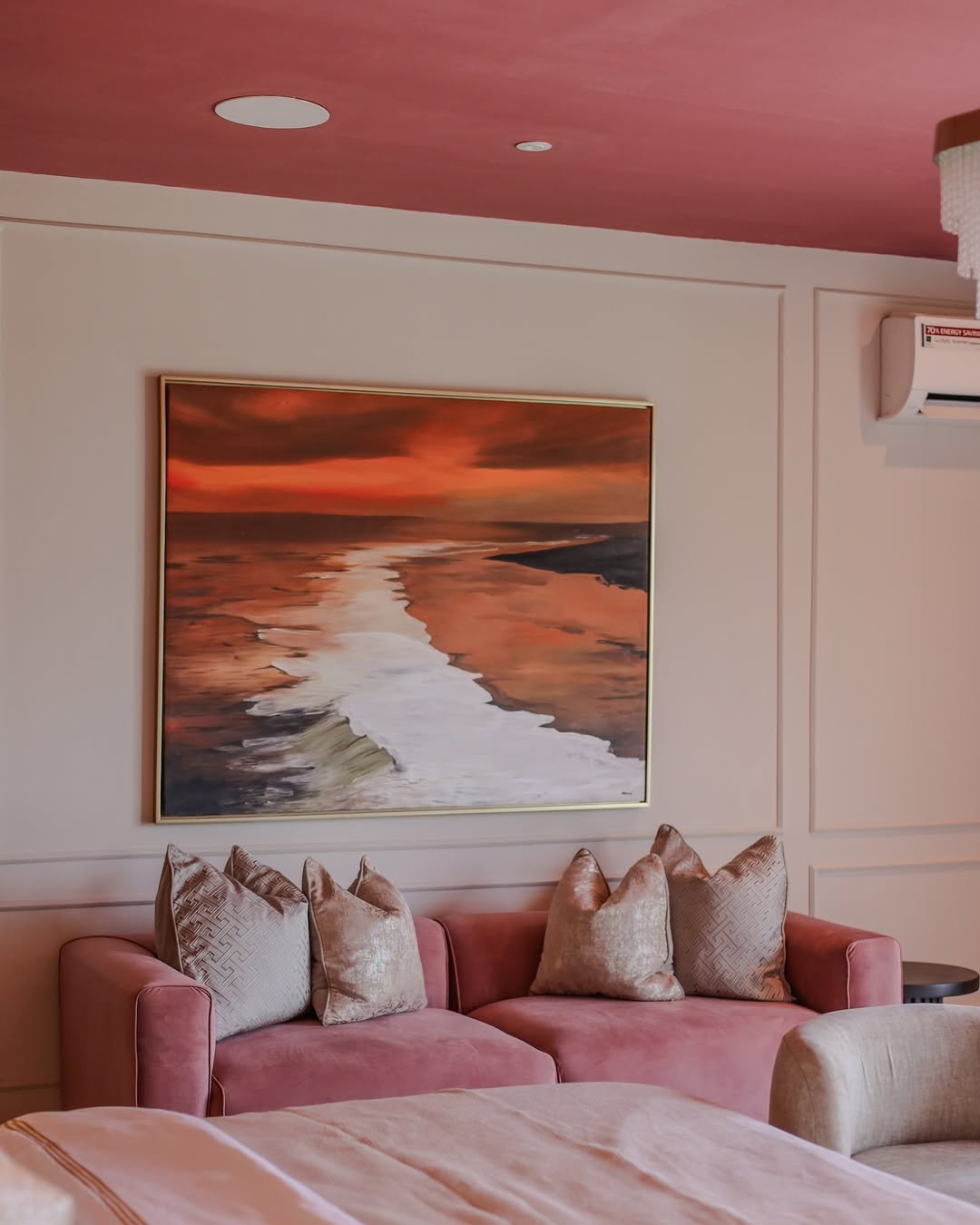 Pink room Interior design by Noani Interior design by @noanidesign via Instagram