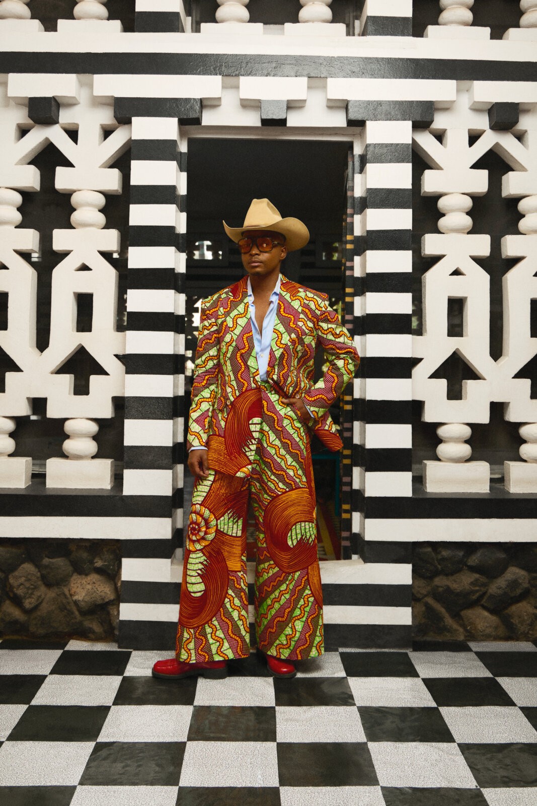 Vlisco’s second chapter of “Icons Last Forever” campaign, photographed by Trevor Stuurman via Vlisco