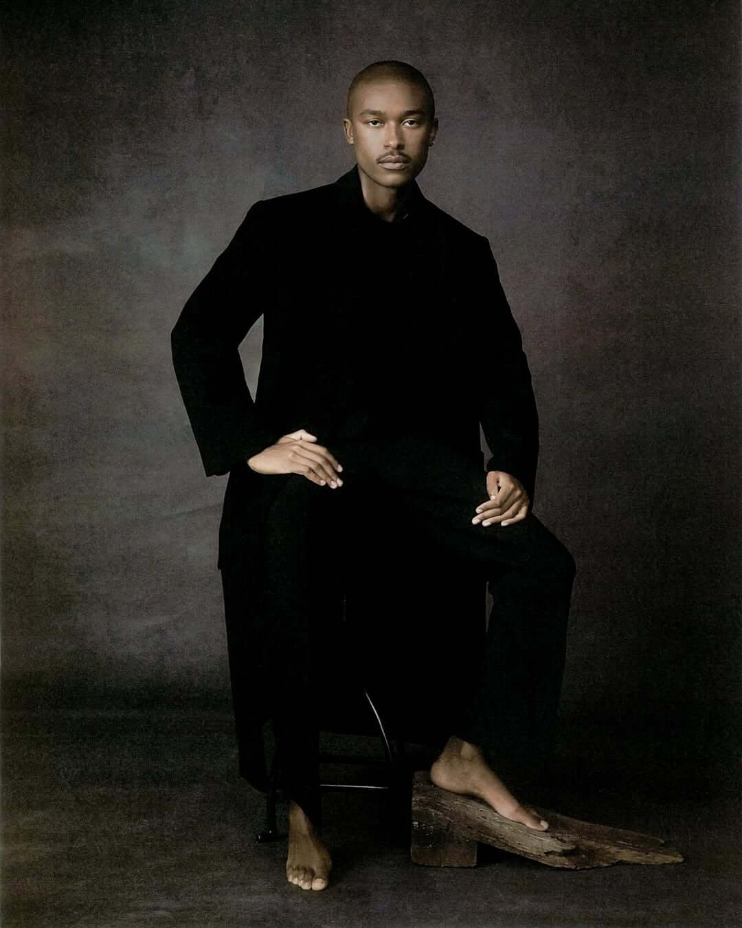 Portrait of Maximilian Davis via @_maximillandavis_ on Instagram