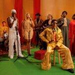 📸Models posing at the Afrobeats Culture in Motion by Severe Nature x Spotify via Spotify