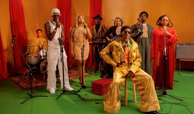 📸Models posing at the Afrobeats Culture in Motion by Severe Nature x Spotify via Spotify