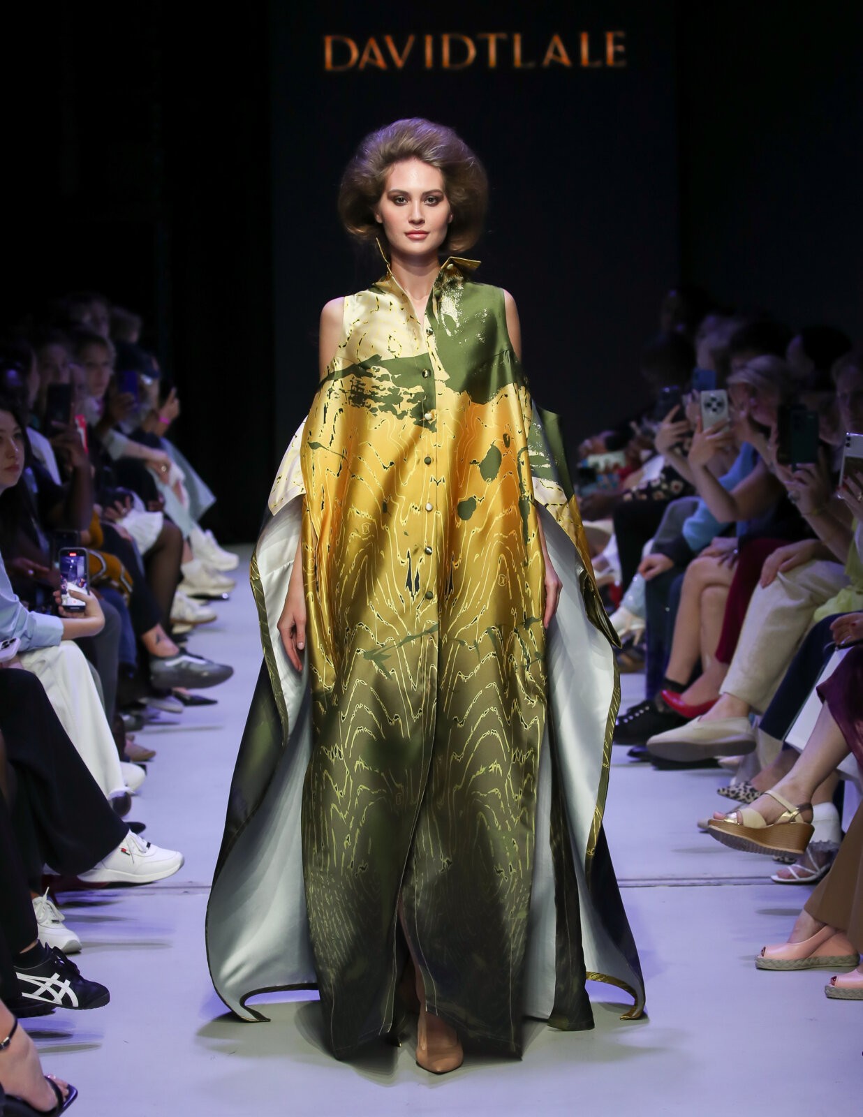 David Tlale runway look via Russian Fashion Council