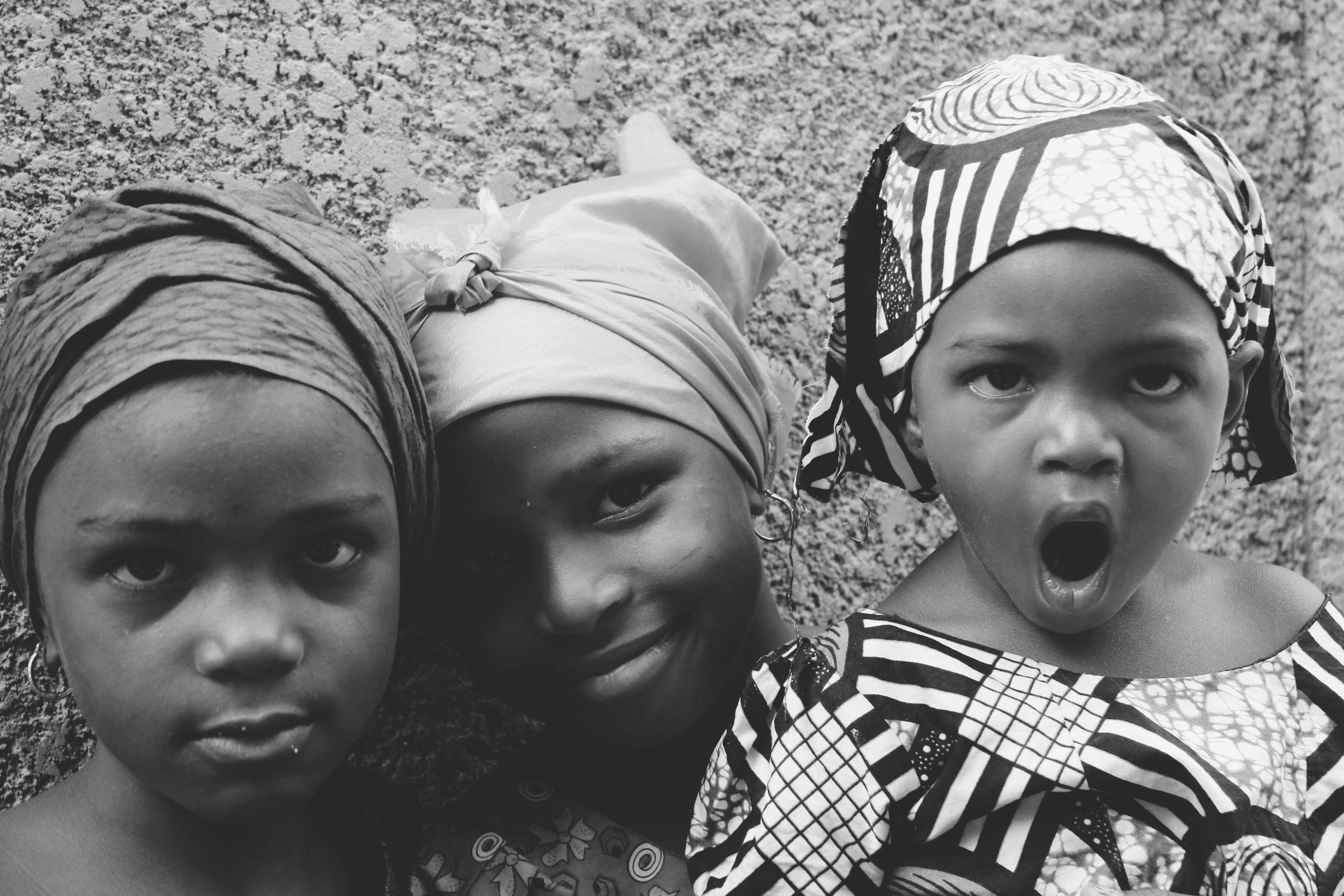  Three girls smiling by Muhammad Taha Ibrahim via Unsplash