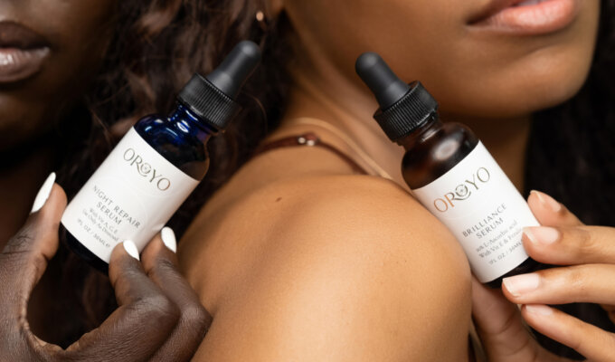 Oroyo skincare products via Oroyo