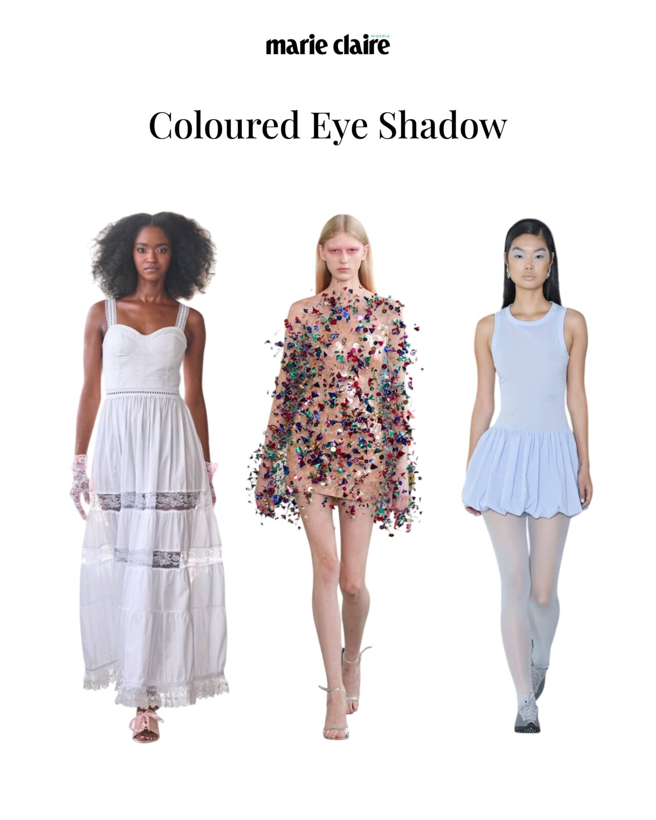 Models for Anna Sui, Area, House of Aama, Private Policy at New York fashion week SS26