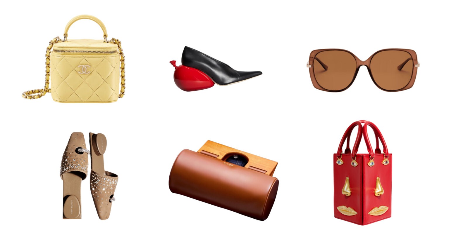 Luxury designer items via sothebys.com; bergdorfgoodman.com; schiaparelli.com.jpeg