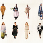 Paris Fashion Week: Stella McCartney SS26 via @fashioncloniet on X; @YouAreMyBezoar on X; Saint Laurent @bella.feoli on Instagram; Louis Vuitton SS26 via @itgirlbackup on X; GANNI SS26 via @hionfashion via X