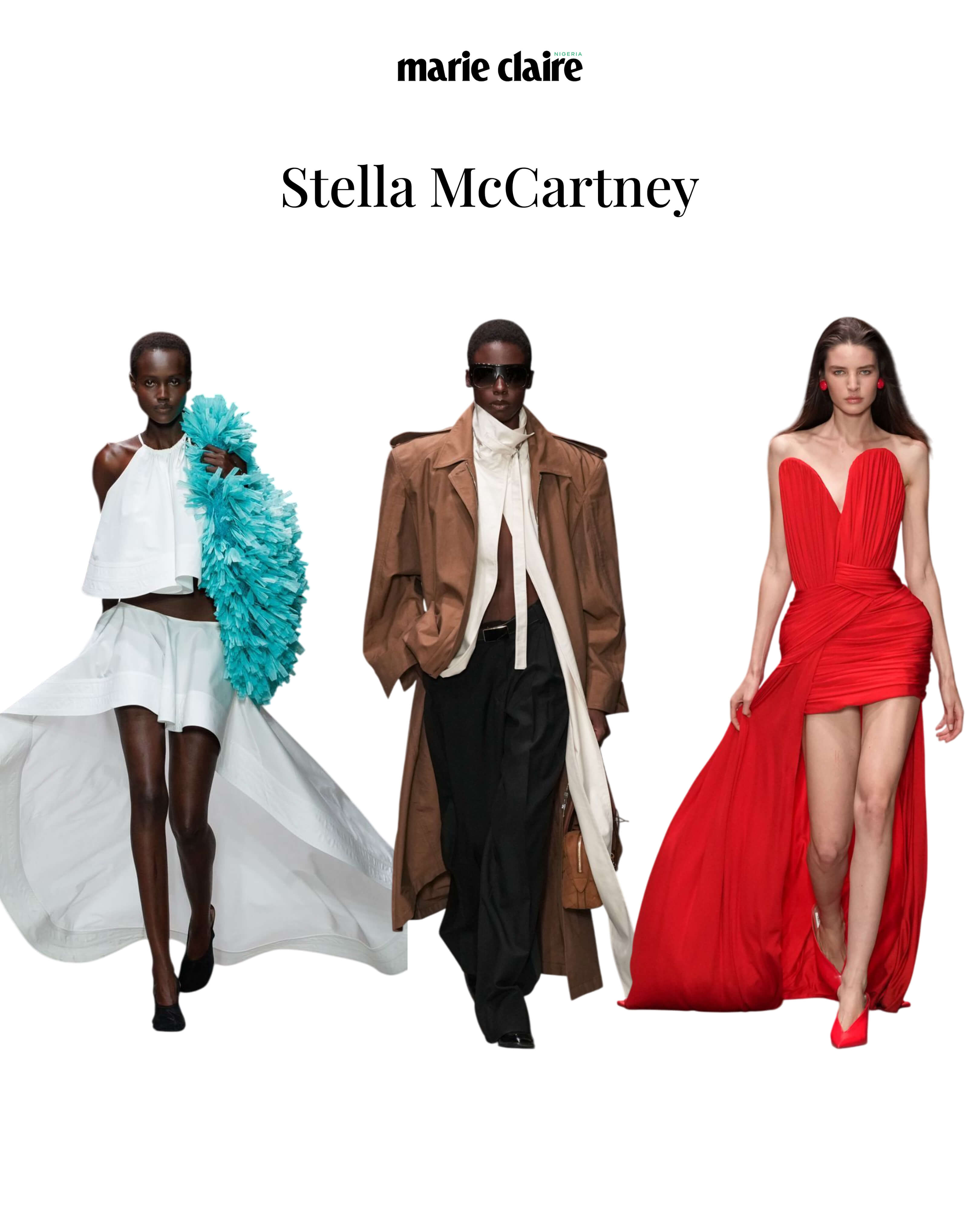 Paris Fashion Week: Stella McCartney SS26 via @fashioncloniet on X; @YouAreMyBezoar on X