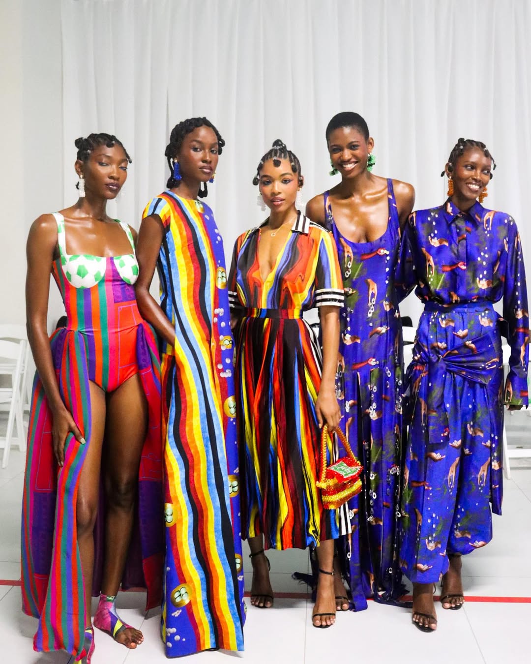 Lagos Fashion Week 2025: Models in th Lisa Folawiyo Coll 1 2025
