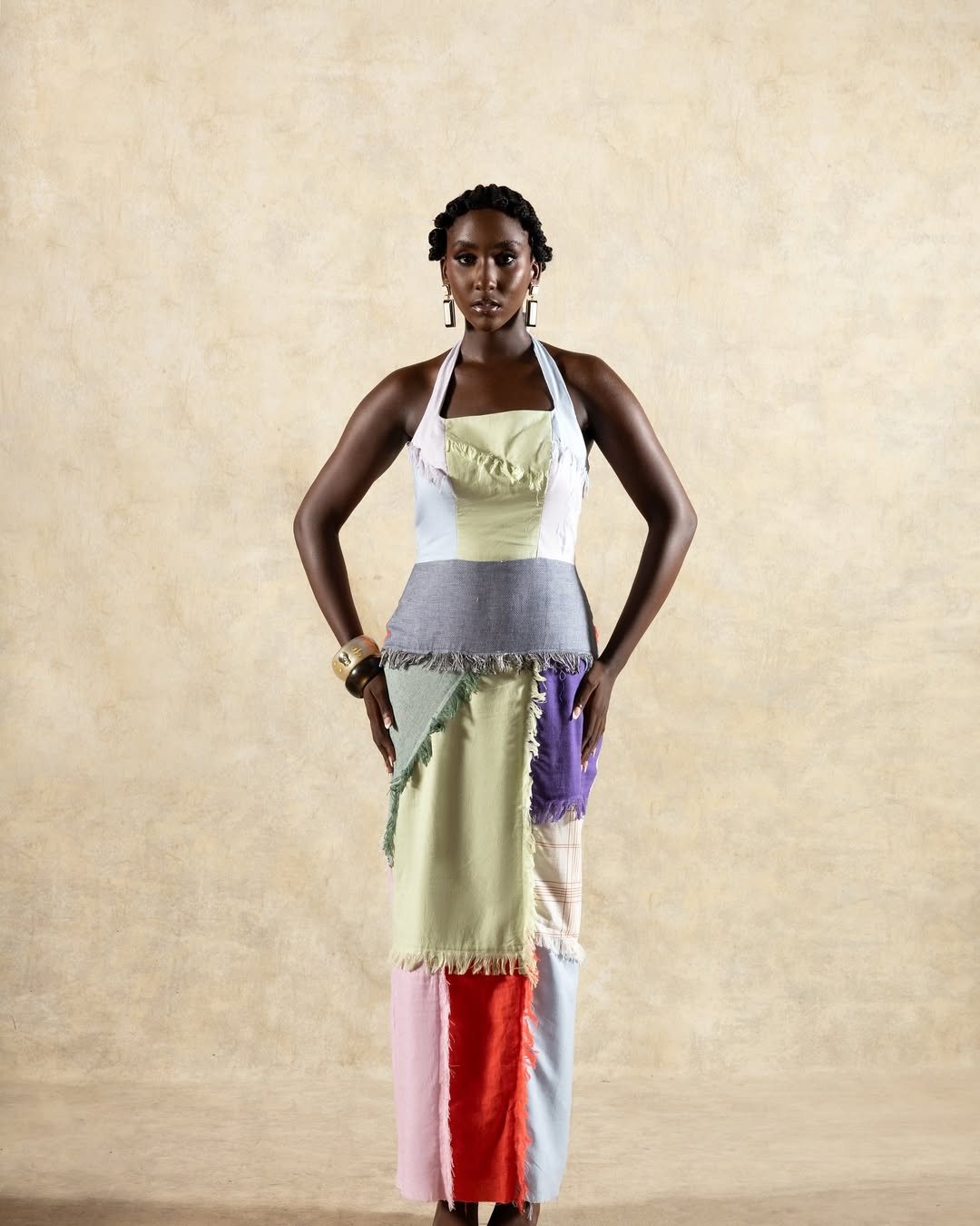 Model in FIA patch piece 