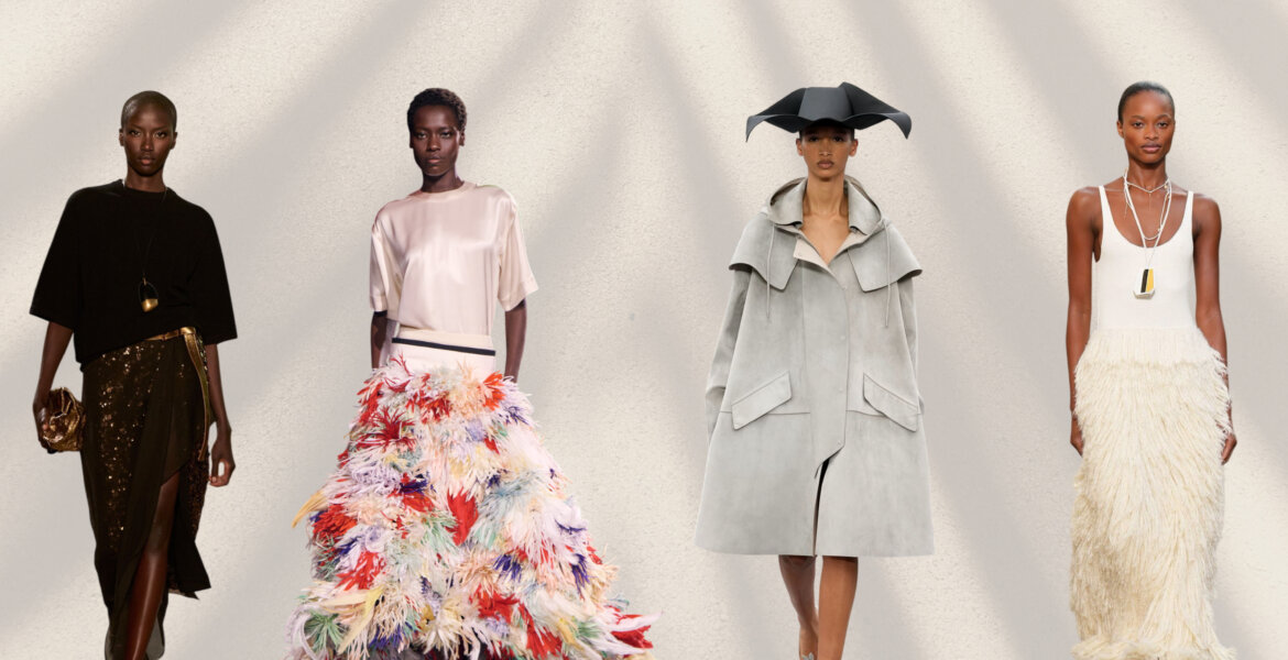 African models on the runway for spring summer ss26