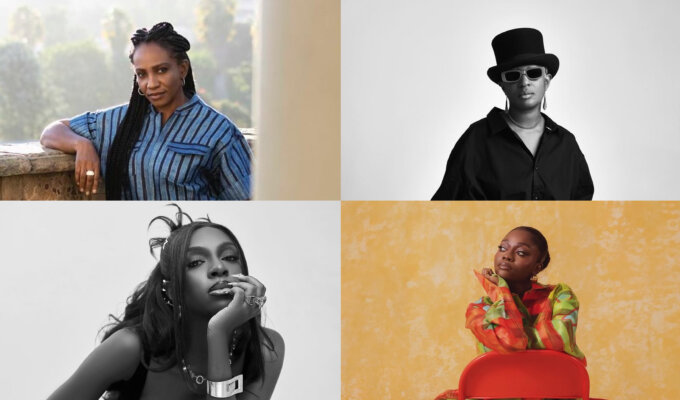 Collage of Nkwo Onwuka, Julius Bonita, Bubu Ogisi, Fisayo Longe