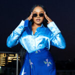 Olivia Arukwe in Emmy Kasbit at Lagos Fashion Week 2024 via Olivia Arukwe