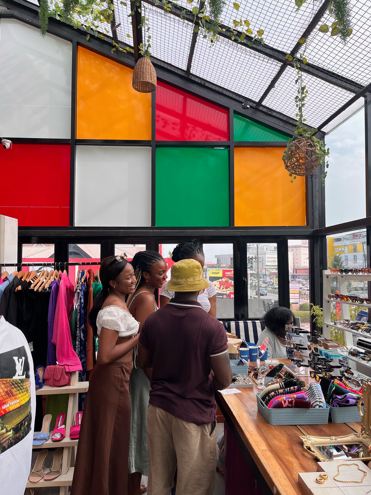 Customers at my big fat pop-up