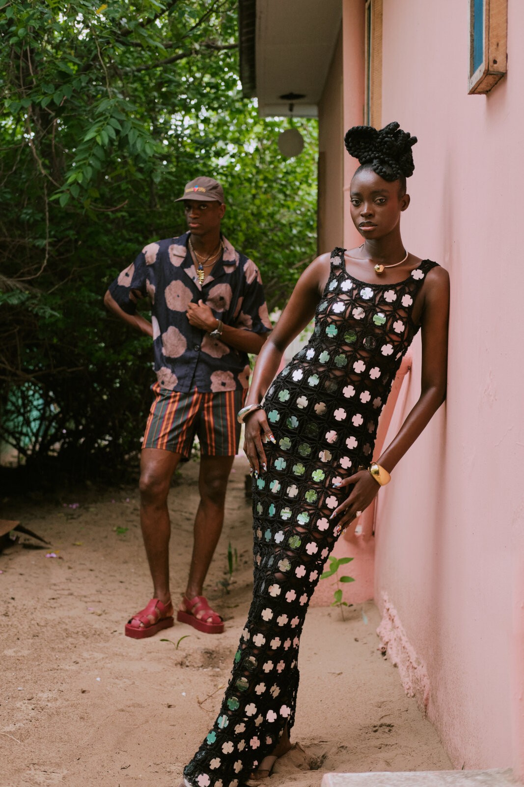 Black dress by Nia Thomas via ONATA HAUS