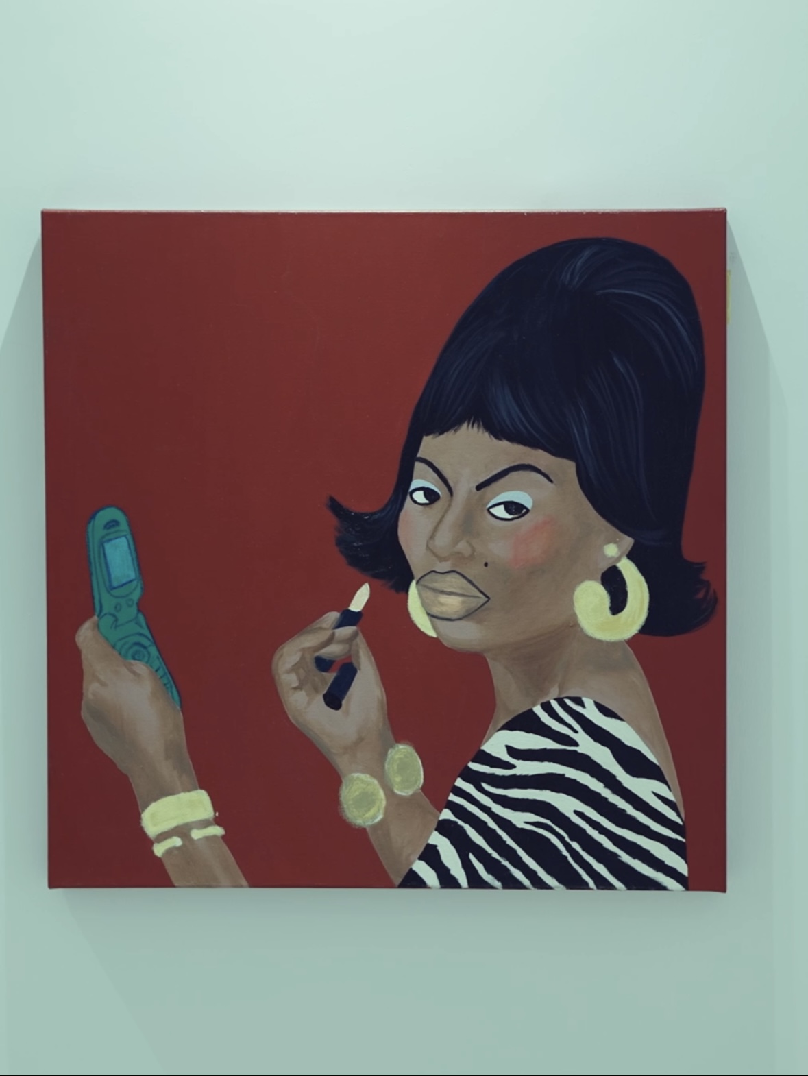 Uzo Njoku painting from “The Owambe Exhibition” via Uzo Njoku
