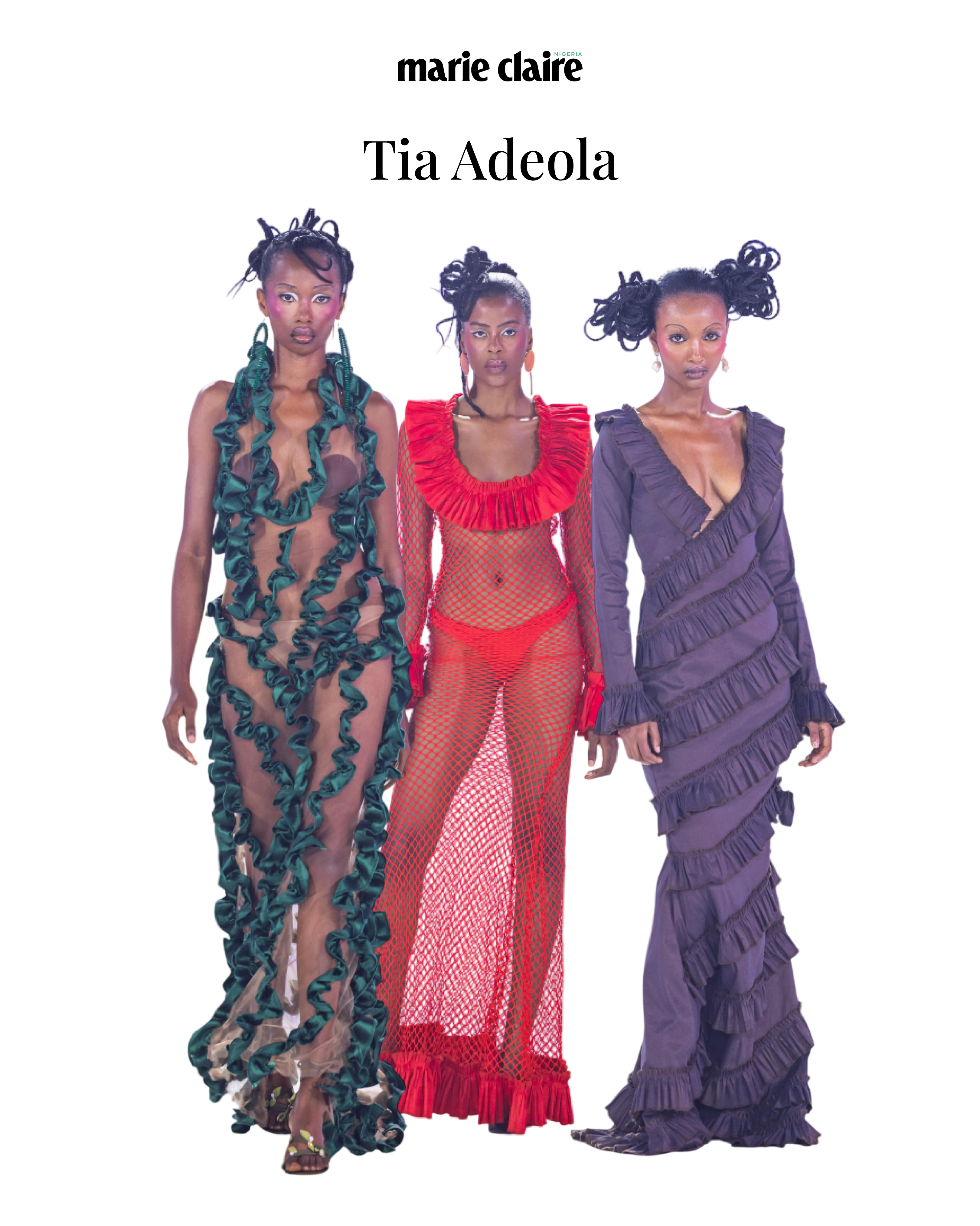 Looks from Tia Adeola via GTCO Fashion Weekend