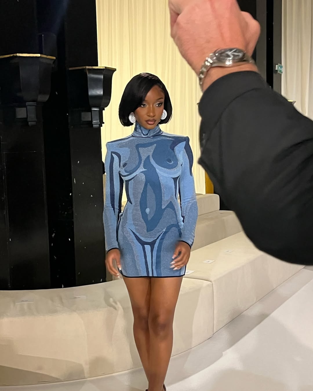 Ayra Starr in Balmain SS25