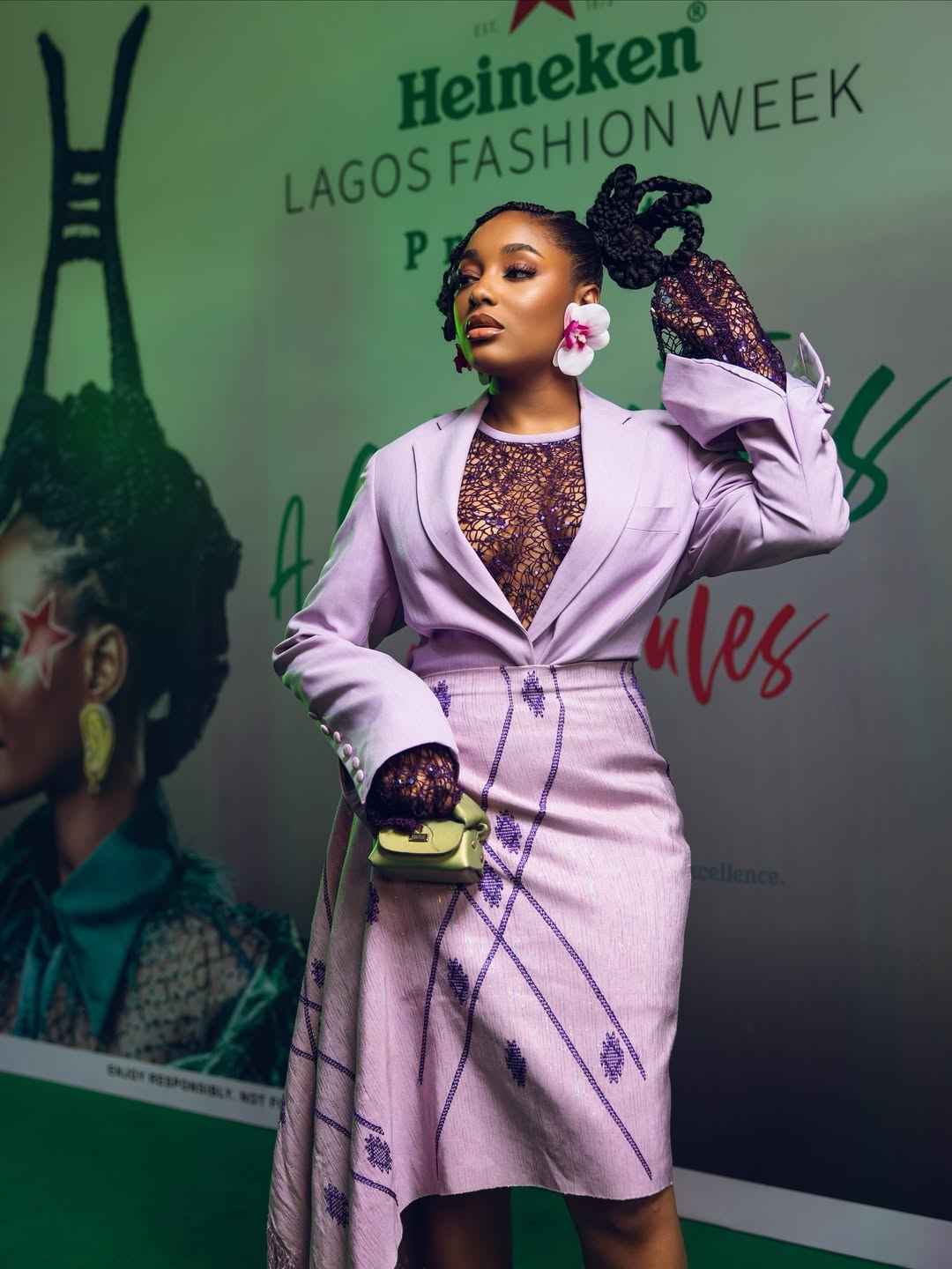 Kiki Festus at lagos fashion week 2025 