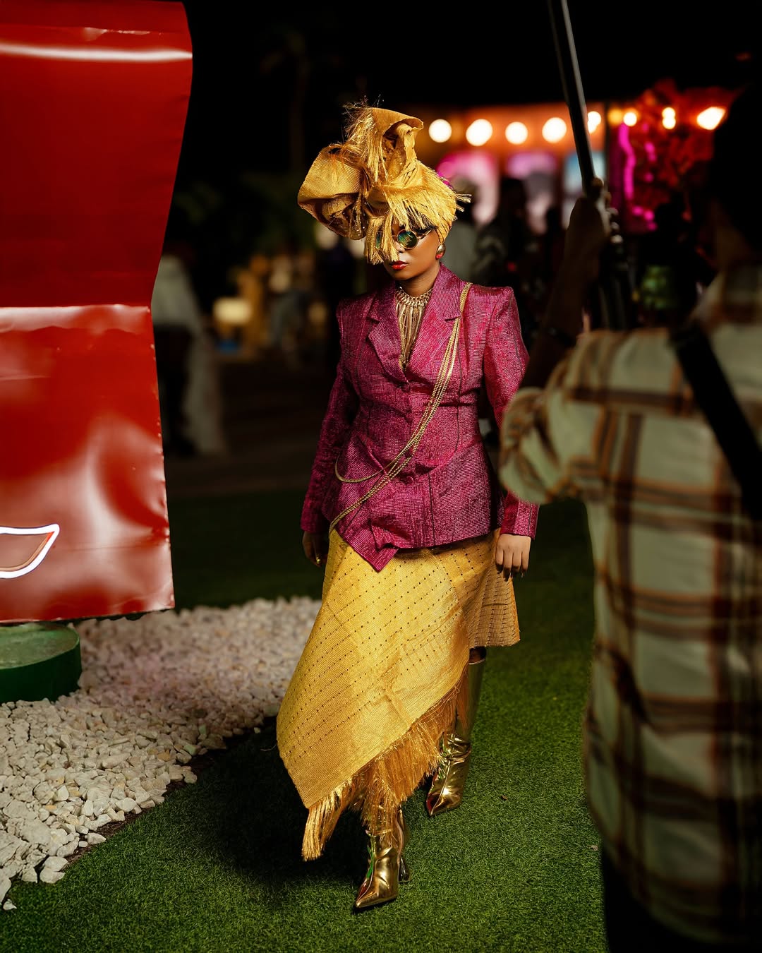 Ebunoluwa Dosumu at lagos fashion week 2025