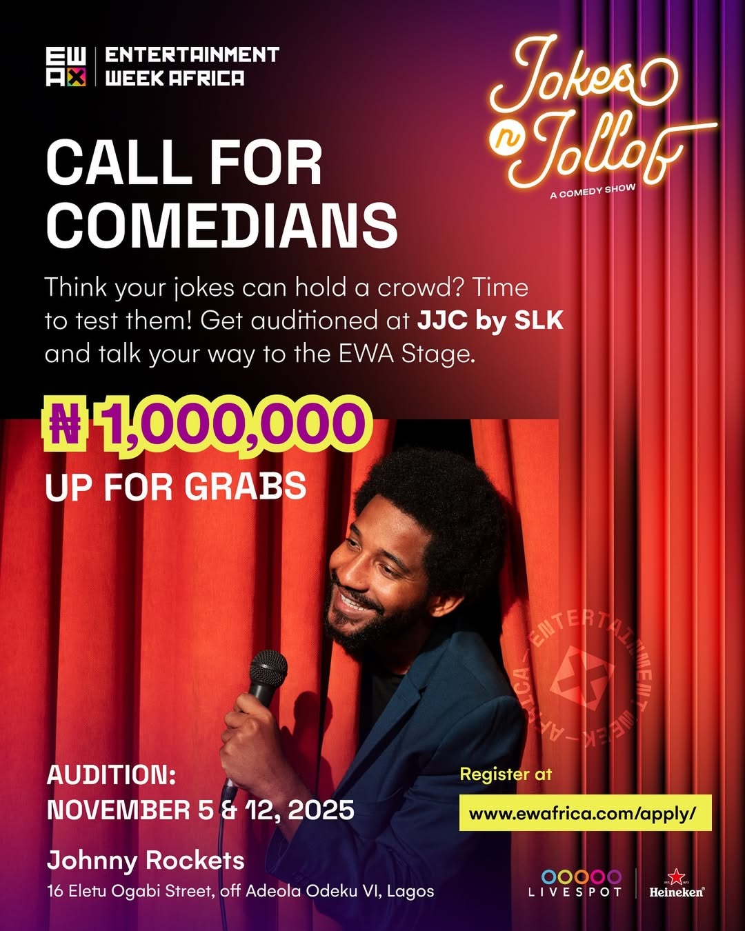 Entertainment Week Africa Flyer via Entertainment Week Africa