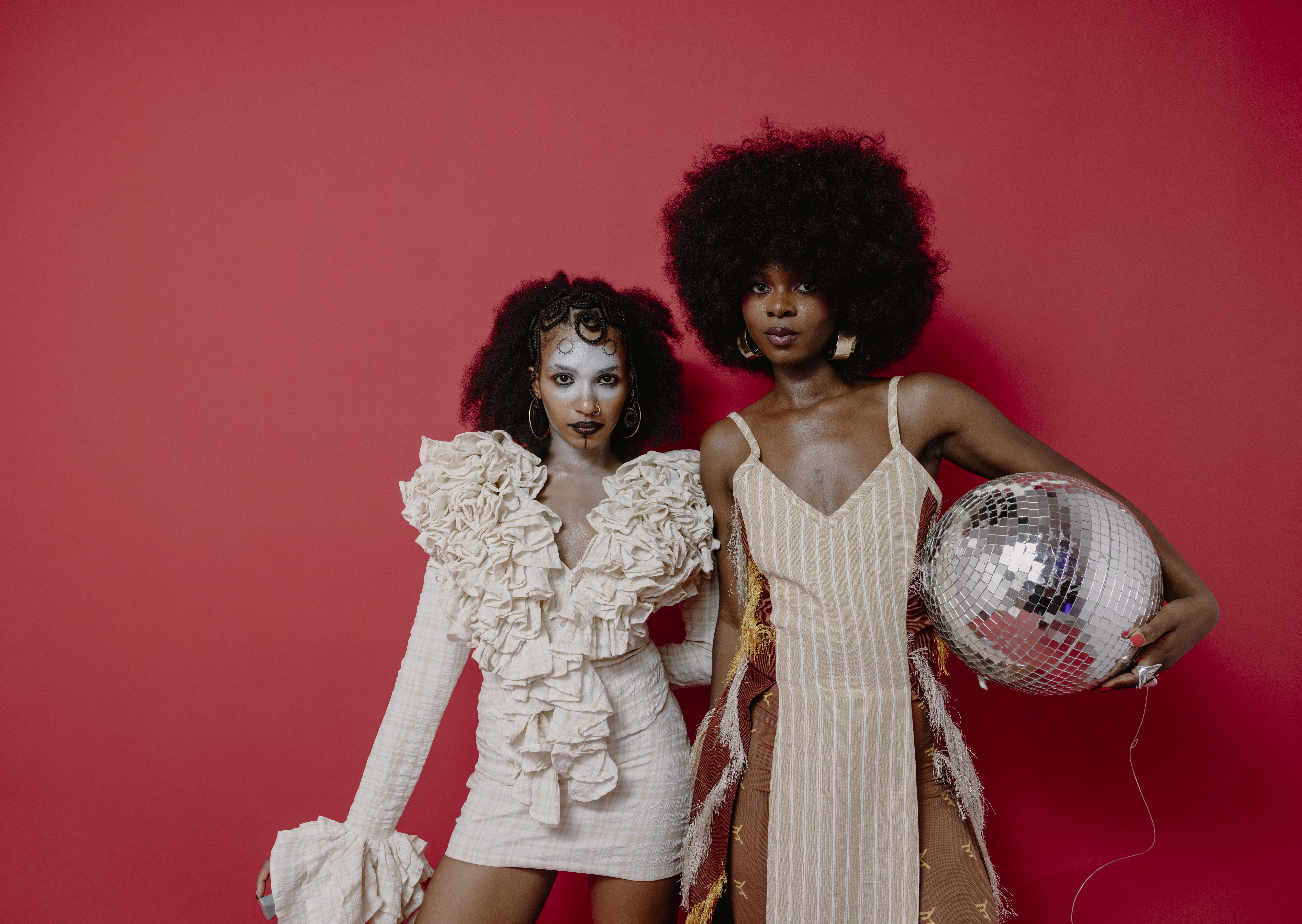 Yagazie Emezi and Oyinkansola Dada (wearing Emmy Kasbit SS26) via Oyinkansola Dada